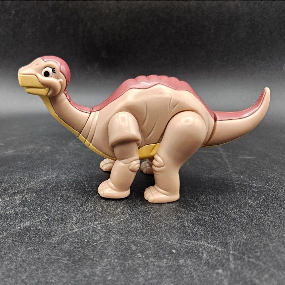 VTG 1997 Land Before Time Dinosaur Figure Toy Burger King Wind Up Littlefoot